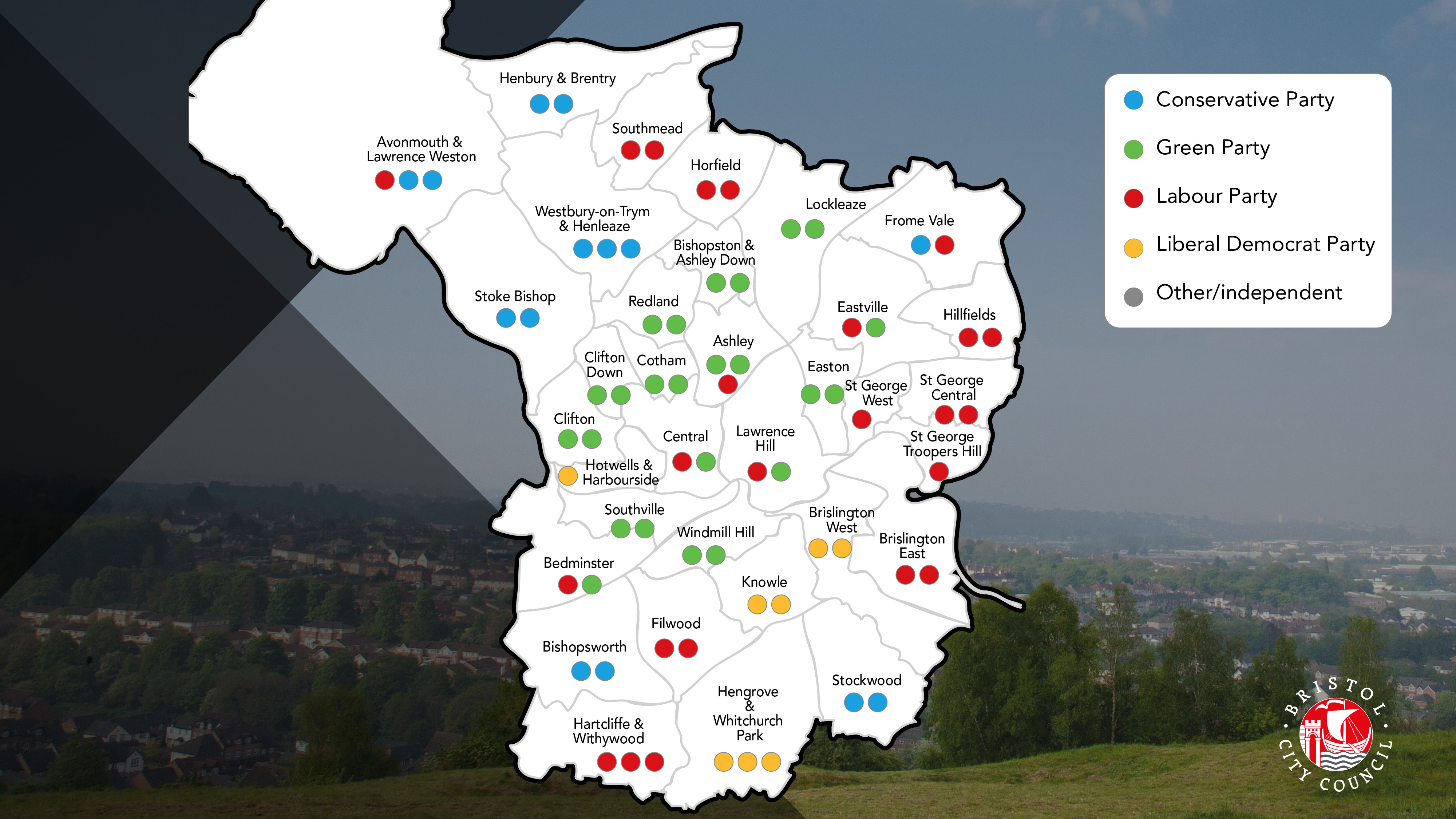 Ward map 2021 Election