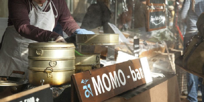 A market stall