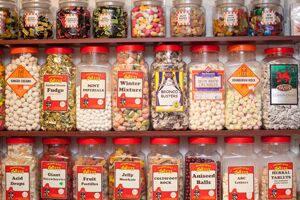 Jars of sweets